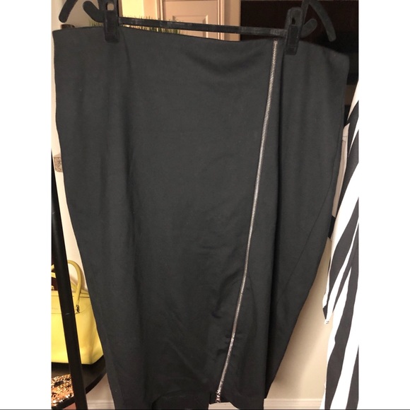 6th & Lane Zipper Detail Midi Pencil Skirt; Sz 20 - Picture 1 of 2